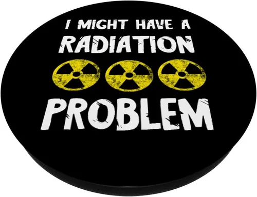 Miniatura 2 de I Might Have A Radiation Problem Nuclear Fallout Symbol MRI PopSockets Grip and Stand para teléfonos y tabletas