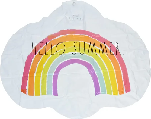 Miniatura 9 de Rae Dunn x CocoNut Float Rainbow Cloud Splash Pad – Here Comes The Sun Theme – Juguete de agua duradero – Seguro y divertido rociador de patio