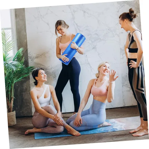 Miniatura 4 de KOMBIUDA Rodillo de yoga de espuma de alta densidad para relajación muscular y terapia de fitness, columna ligera para masaje de tejido profundo