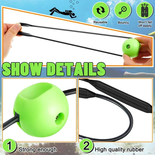 Miniatura 5 de 2 unids tanque Banger dispositivo de señal subacuática cilindro buceo tanque accesorios para buzos fabricante de ruido