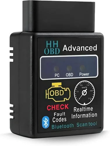 Escáner Bluetooth OBD2 para Coche, Lector de Códigos de Diagnóstico Inalámbrico OBD II, Herramienta de Escaneo Bluetooth, Adaptador Universal