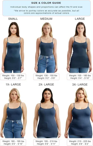 Miniatura 175 de Emmalise Camisola larga casual básica para mujer, con tirantes ajustables, top en capas