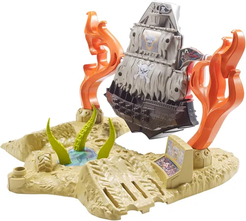 Miniatura 6 de Hot Wheels Splash Rides, Monster Jam Pirate Takedown - Juego de juego