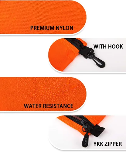 Miniatura 4 de GOX Bolsa de aseo pequeña para hombre, bolsa de cosméticos a granel, kit de dopp, bolsa de transporte con cremallera, organización, bolsa de nailon