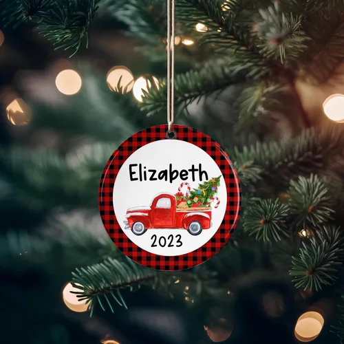 Miniatura 3 de Personalized Christmas Ornament Weddding 2023 Christmas Ornaments Customized Decor Gifts Friendship Add a Touch of Love to Your Christmas