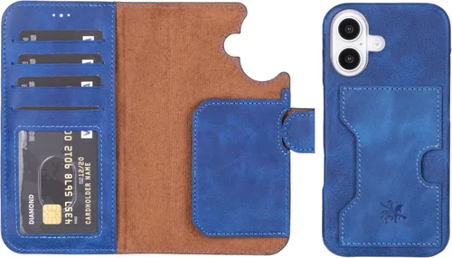 Miniatura 170 de Venito Florence - Funda de piel compatible con Samsung Galaxy S9, extra segura con bloqueo RFID, cartera desmontable para teléfono (gris decolorado)