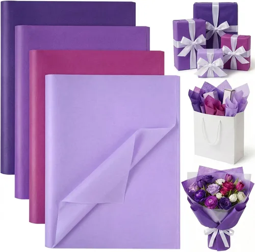 Miniatura 10 de Koogel 112 hojas de papel de seda naranja, papel de seda amarillo de 20 x 14 pulgadas para bolsas de regalo, manualidades, decoración de envoltura