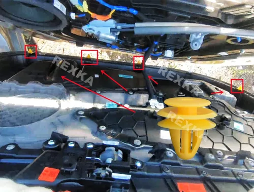 Miniatura 5 de Rexka 10 piezas de 0.315 in de orificio para puerta de panel de retención de clip de sujeción compatible con Hyundai Kia 82315-38000