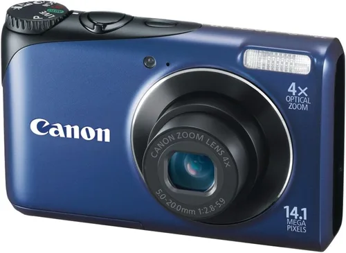 Canon Powershot A2200 Cámara digital de 14,1 MP con zoom óptico 4x (azul)