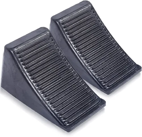 Fasmov Paquete de 2 calcetas de rueda de goma maciza resistentes, calcetas de alta calidad para automóvil, remolques de viaje, RV, camión y ATV