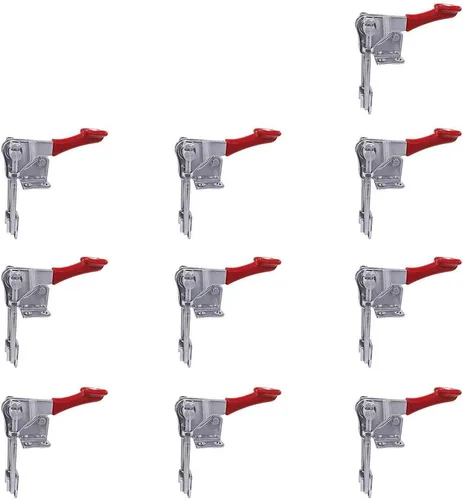 Miniatura 8 de (5 unidades) 1000LB Gancho vertical en U FLG BASE LATCH ABRAZADERA DE ACERO INOXIDABLE