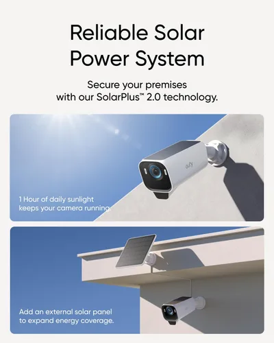 Miniatura 4 de eufy Security eufyCam S3 Pro - Kit de 2 cámaras, cámara solar inalámbrica para exteriores, visión nocturna MaxColor, cámara de seguridad 4K