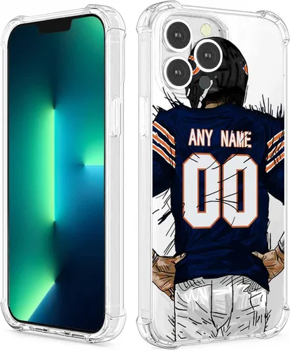 Miniatura 29 de Funda protectora personalizada con nombre y números para iPhone 15, 14, 13, 12, 11 Xs Max XR 8 7 6 Plus 11 Pro Mini, delgada, a prueba de golpes