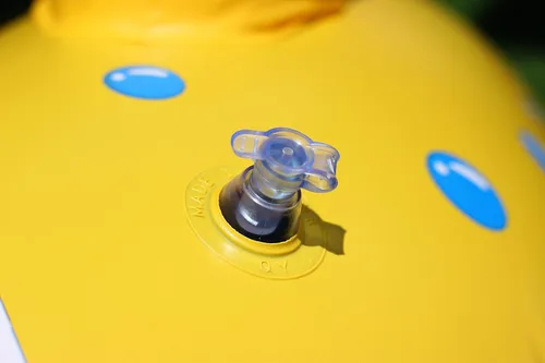 Miniatura 8 de Flotadores inflables para piscina para bebés con toldo de protección solar extraíble, flotadores para niños pequeños con asiento y asa, flotadores