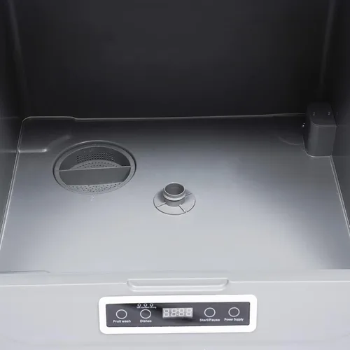 Miniatura 8 de Lavavajillas portátil para encimera, mini lavavajillas, 4 programas, 30-50 minutos de tiempo de lavado, alta temperatura y función de secado al