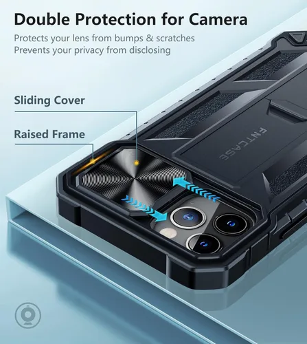Miniatura 3 de FNTCASE for iPhone 11-Pro Protective Case: Military Grade Drop Proof Protection Rugged 11Pro Cell Phone Cover with Belt Clip Holster Kickstand &