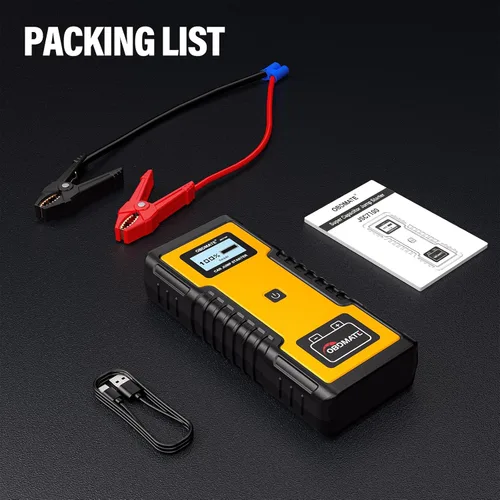 Miniatura 7 de Arrancador de Coche 1000A, Arrancador de Súper Condensador Sin Batería para Motores de Gasolina y Diésel de 12V, Arrancador Portátil de 12V
