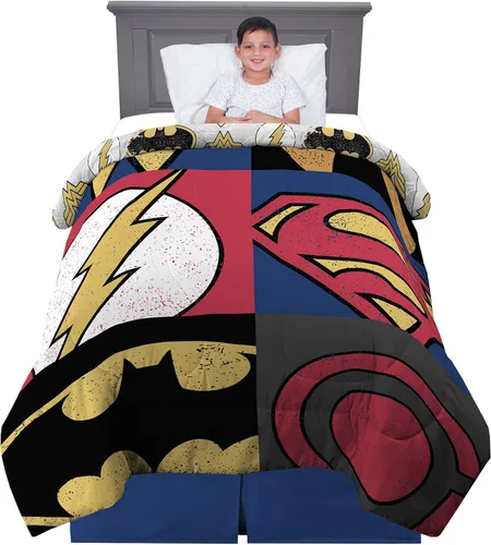 Miniatura 11 de Franco - Ropa de cama infantil, edredón reversible extrasuave, tamaño individual / matrimonial, 72 x 86 pulgadas, diseño de Olaf de Frozen 2