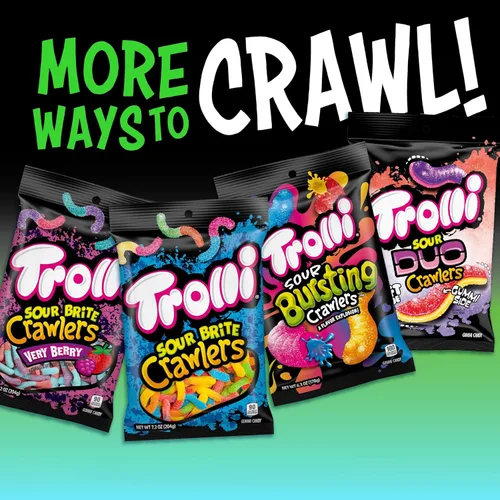 Miniatura 7 de Trolli Electric Crawlers Candy, bolsa de 6.3 onzas