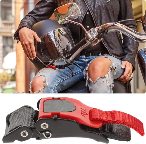 Miniatura 4 de iplusmile Kit de hebilla de correa de barbilla de liberación rápida para casco de motocicleta, reemplazo de hebilla de casco de metal para ajuste