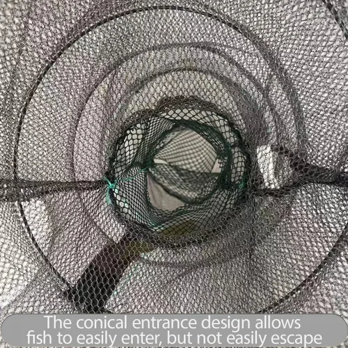 Miniatura 6 de Fishing Bait Trap,Foldable Minnow Trap,Crab Trap,Fishing Net,Bait Cage for Crabs Minnow Lobster Shrimp Crawfish