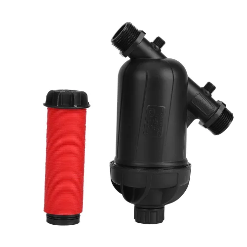 Filtro de disco de riego por goteo Filtro Y - Filtro de disco de filtro de agua de 1 pulgada, malla de 120 micrones, accesorio de riego por goteo de