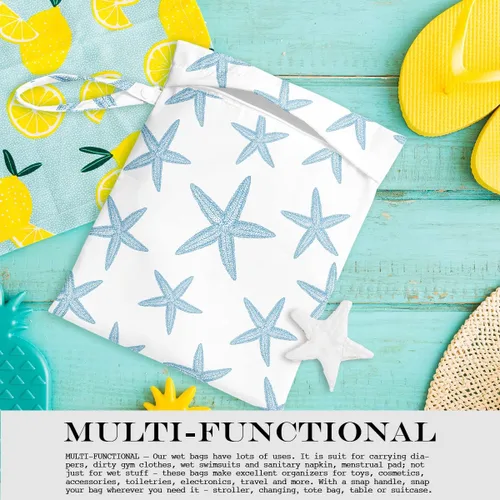 Miniatura 4 de Bolsa húmeda, bolsa húmeda y seca, bolsa húmeda para traje de baño, viajes, playa, piscina, ropa sucia, yoga, gimnasio, ropa, bolsa de maquillaje