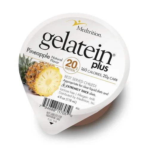Miniatura 17 de Gelateína Naranja: 0.71 oz de proteína. Sin azúcar. Ideal para dietas de líquidos claros, dificultades para tragar, bariátrica, diálisis