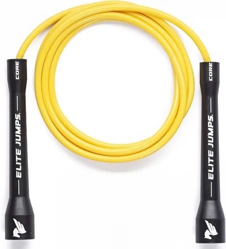 Elite Jumps Cuerda de saltar Core – Cuerda de saltar ajustable para interiores y exteriores para entrenamiento y fitness – Cuerda de saltar de PVC