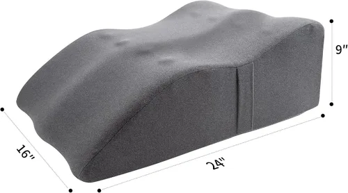 Miniatura 5 de itcozy - Almohada de elevación de piernas con espuma viscoelástica suave, almohada en forma de cuña para leer, descansar, cirugía, alivia el dolor