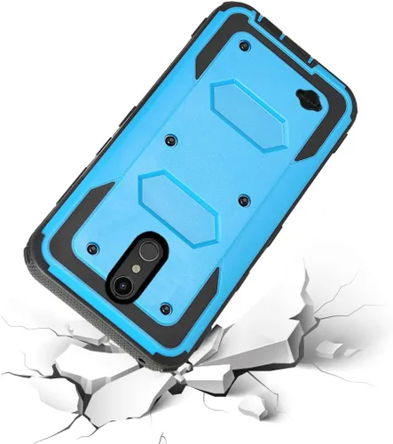 Miniatura 6 de Asuwish Funda de teléfono para LG K30 2018/Premier Pro LTE/Phoenix Plus/Harmony 2/K10/K11/Xpression cubierta híbrida a prueba de golpes cuerpo