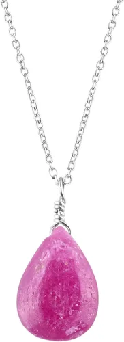 Miniatura 11 de OdrillionGems Collar con colgante de gotas de piedras preciosas naturales, plata de ley 925, hecho a mano, cristales curativos de chakras, piedra