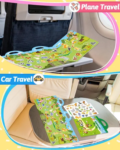 Miniatura 2 de Benresive Reusable Sticker Book for Toddlers & Stickers for Kids, Toddler Travel Toys, Craft Activities, Boys & Girls Birthday Gifts