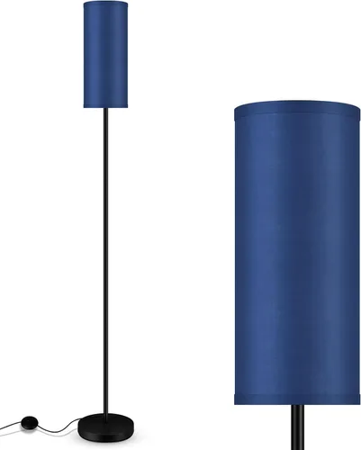 Miniatura 11 de Boostarea - Lámpara de pie para sala de estar con bombilla de 3 temperaturas de color, lámparas de pie industriales, lámpara alta clásica dorada