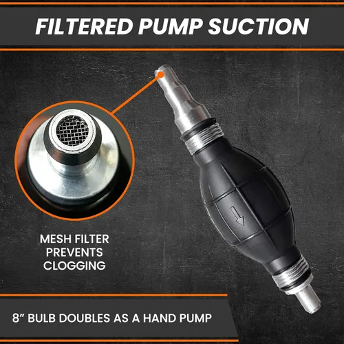 Miniatura 7 de Sifón Pro XL - El sifón más grande para agua - Gas - Diesel - VER EL VIDEO - es una bomba o un sifón - Haga el trabajo rápido 8 pies y broche