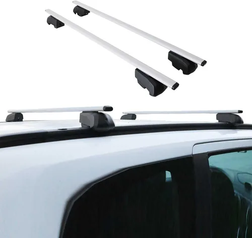 Miniatura 2 de Portaequipajes para Mazda CX-50 2023-2025 Barras transversales gris hierro 2 piezas