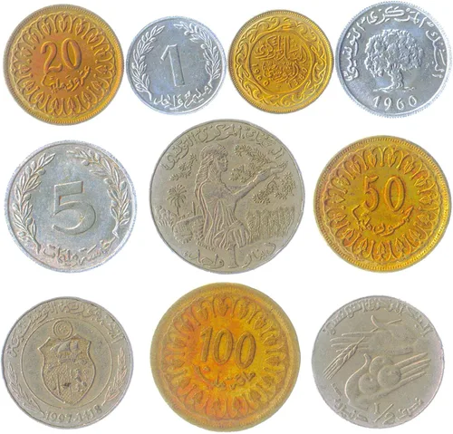 Miniatura 32 de Malta 10 Monedas Mixtas Moneda Maltesa Mils Céntimos Desde 1972