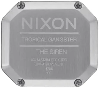 Miniatura 4 de NIXON Siren A1210-100m Water Resistant Women's Digital Sport Watch (38mm Watch Face, 18mm-16mm PuRubberSilicone Band)