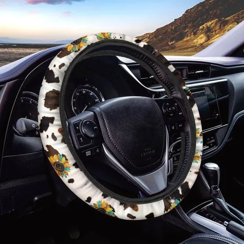 Miniatura 15 de Asian Dragon - Funda universal para volante de automóvil, accesorios interiores de automóvil, lavable, transpirable, funda para volante