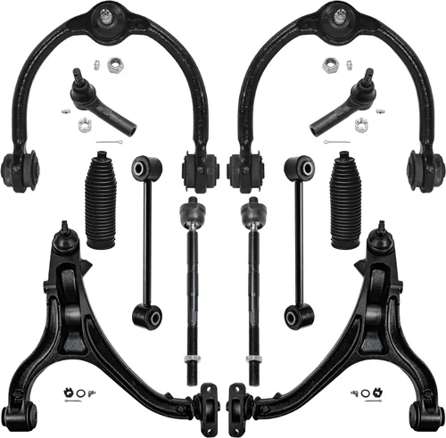 Miniatura 86 de Detroit Axle - Kit de suspensión delantera de 12 piezas para Mercury Grand Marquis Ford Crown Victoria Town Car 2003-2011, 2 brazos de control