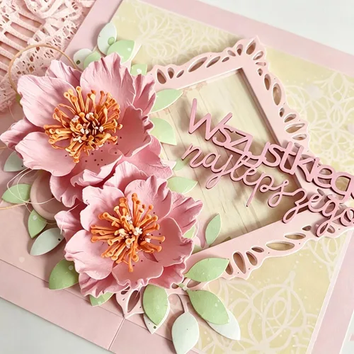 Lapoo Troquel de corte de flores para álbumes de recortes, troquelado de metal duradero para álbumes de recortes, álbum de fotos, tarjetas de papel