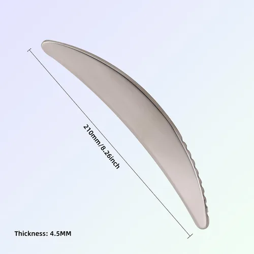Miniatura 6 de Gua Sha - Rascador muscular de acero inoxidable para el cuidado del cuerpo, masaje Guasha todo en uno, terapia física de tejidos blandos