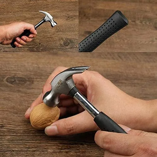 Miniatura 9 de Martillo magnético de la garra de la manija plástica de la cabeza redonda para la carpintería y herramienta electrónica, mini herramienta