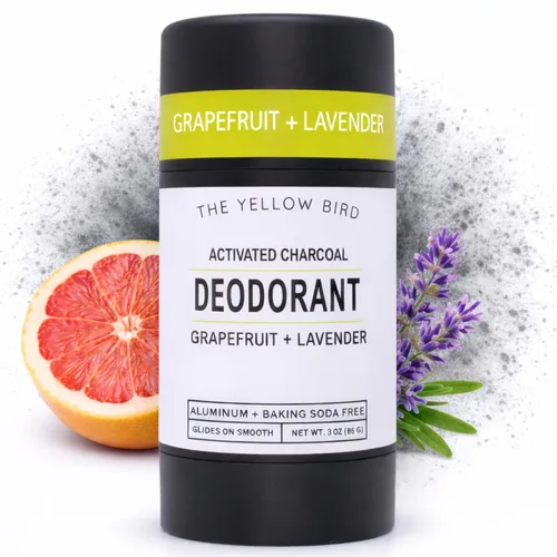 Desodorante de magnesio para hombres y mujeres, desodorante natural, fabricado en Estados Unidos, sin aluminio y bicarbonato de sodio. Protección