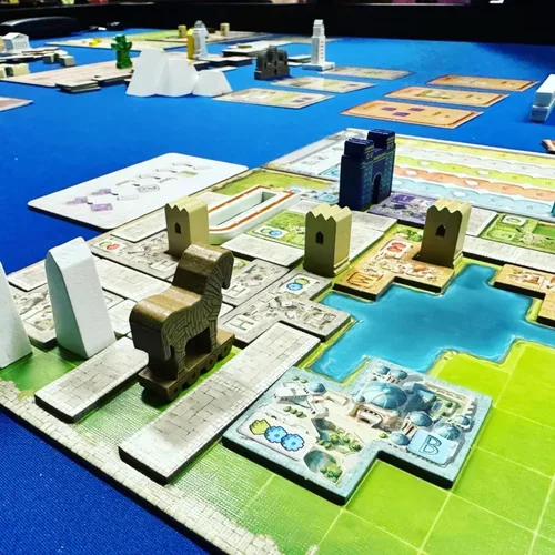 Miniatura 3 de Juego de mesa de estrategia World Wonders de Arcane Wonders Construye puntos de referencia icónicos, compite estratégicamente para 1 a 5