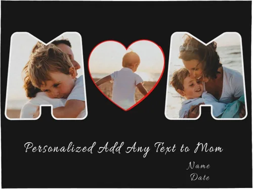 Miniatura 35 de Manta personalizada con texto de fotos, manta personalizada con mis propias fotos, manta conmemorativa personalizada para madres para mamá, papá