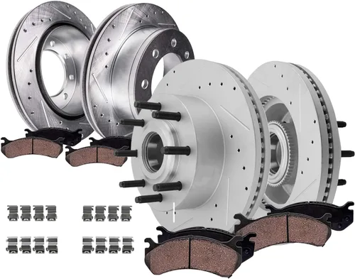 Miniatura 30 de Detroit Axle - Kit de frenos TRASEROS para Dodge Ram 1500 1994-1999 Tambores de freno Zapatas de frenos semimetálicas 1995 1996 1997 1998 Repuesto