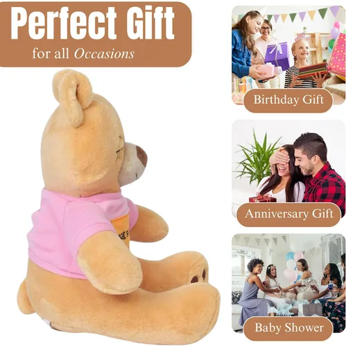 Miniatura 2 de Oso de peluche de alta calidad, suave peluche de oso de peluche, lindos animales de peluche de 10.23 pulgadas y osos de peluche pequeños, regalo