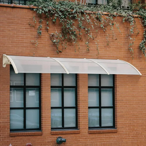 Miniatura 3 de MCombo 115.9" x 37.8" Toldo para ventana de policarbonato al aire libre, cortina para puerta de patio, cubierta de toldo, 6055-4012