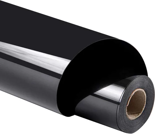 Guangyintong Rollos de Vinilo de Transferencia de Calor HTV, 12" x 8 pies Vinilo para Planchar para Camisetas, Superficie Brillante, Fácil de Cortar